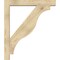 Ekena Millwork Funston Block Rough Sawn Bracket w/ Offset Brace, Douglas Fir, 6"W x 38"D x 44"H BKT0604X38X44FST05RDF - alternate 4
